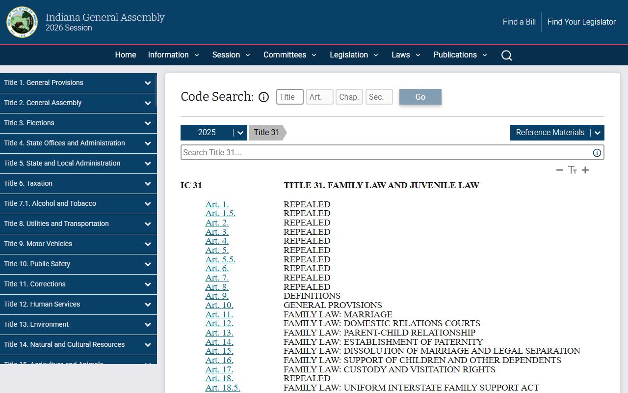 Warrick County divorce records Indiana family law title
