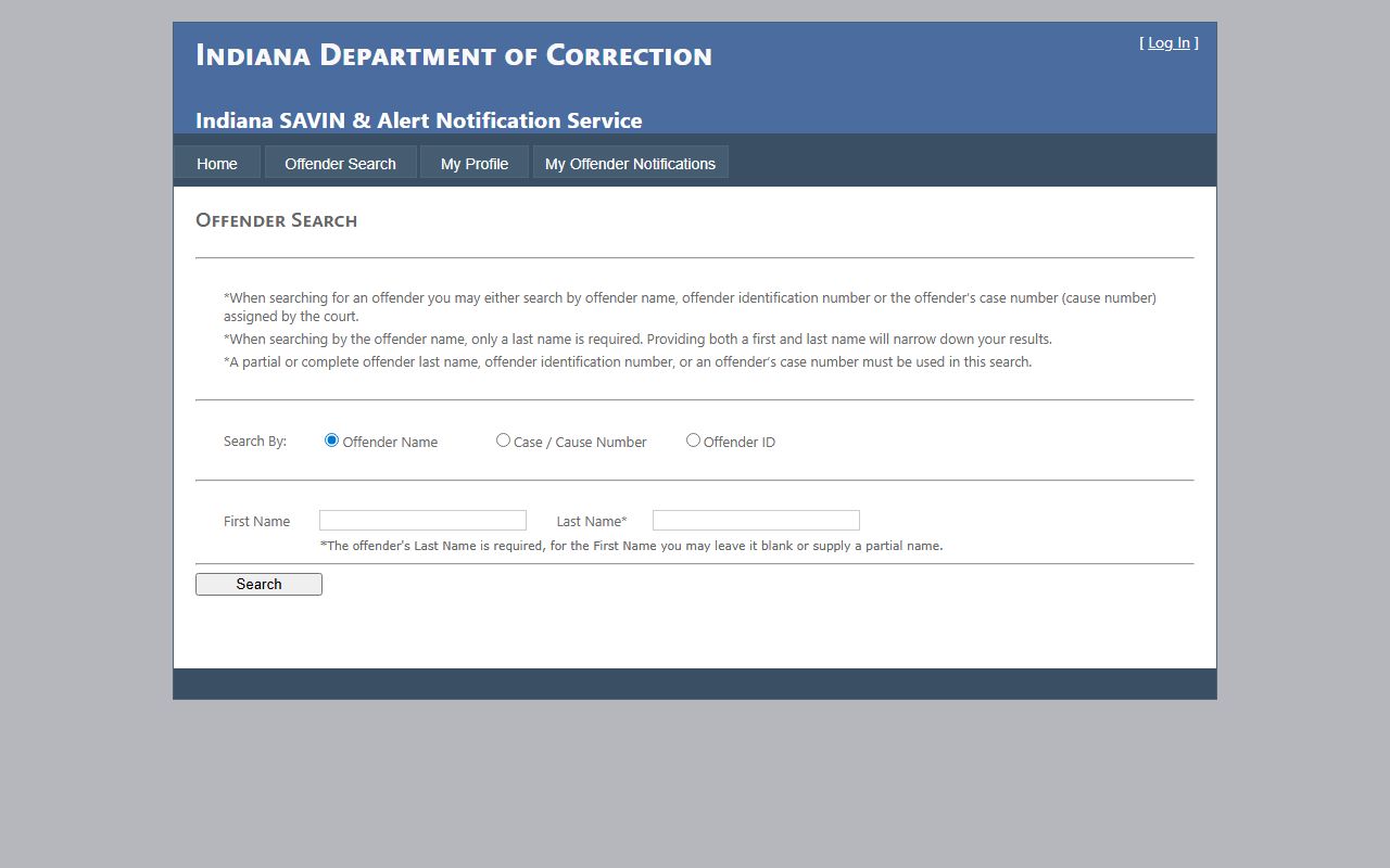 Warrick County warrant records Indiana SAVIN offender search